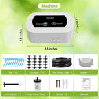 Garden Irrigation Controller with Timed Automatic Watering Device Built-in 1800mAh Battery Plant Watering System USB Charging
