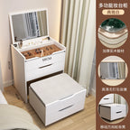 Modern Nordic Vanity Table Drawers Storage Trendy Organizer Vanity Table With Mirror Bedroom Coiffeuse De Chambre Furniture