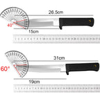 1/2 set kitchen knife set, equipped with high-end black sheath, suitable for kitchen use, a vegetable cutting and boning knife