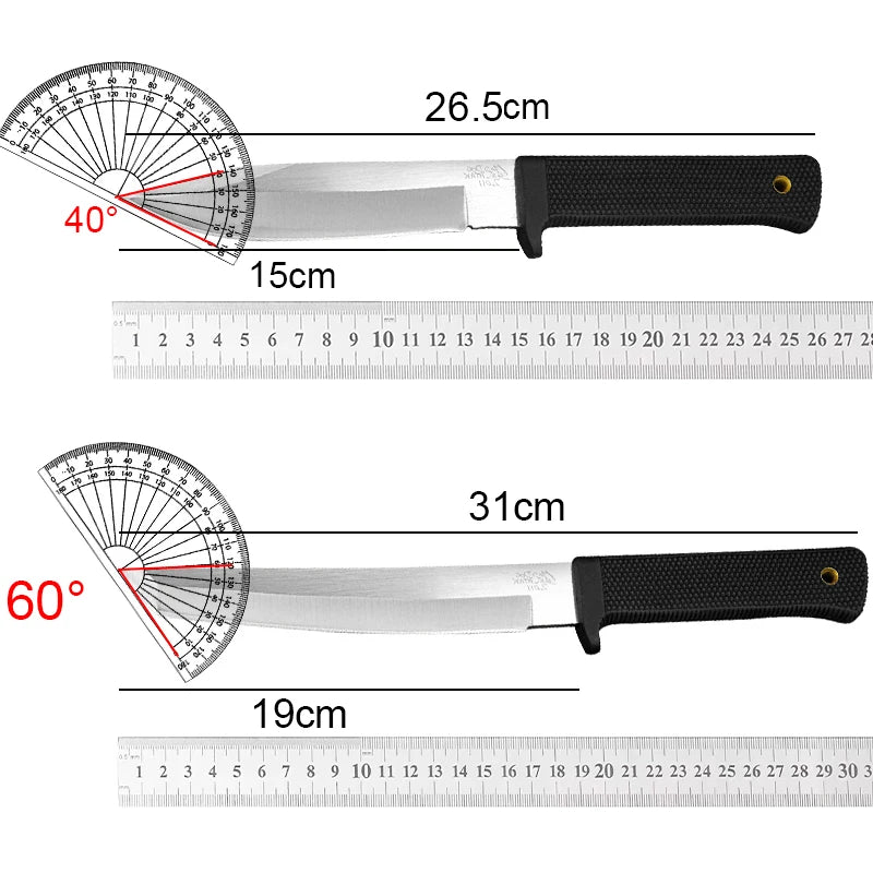 1/2 set kitchen knife set, equipped with high-end black sheath, suitable for kitchen use, a vegetable cutting and boning knife