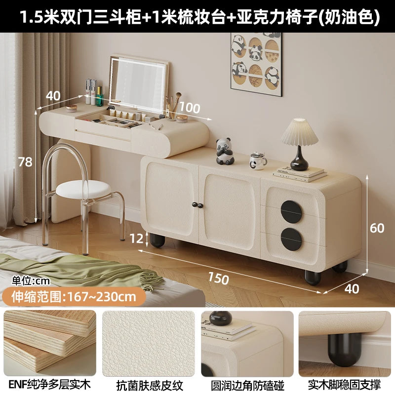 Komode Bathroom Table in The Living Room Dressers for Adult Bedroom Set Make Up Stands Vintage Furniture Makeup Toilet Tables