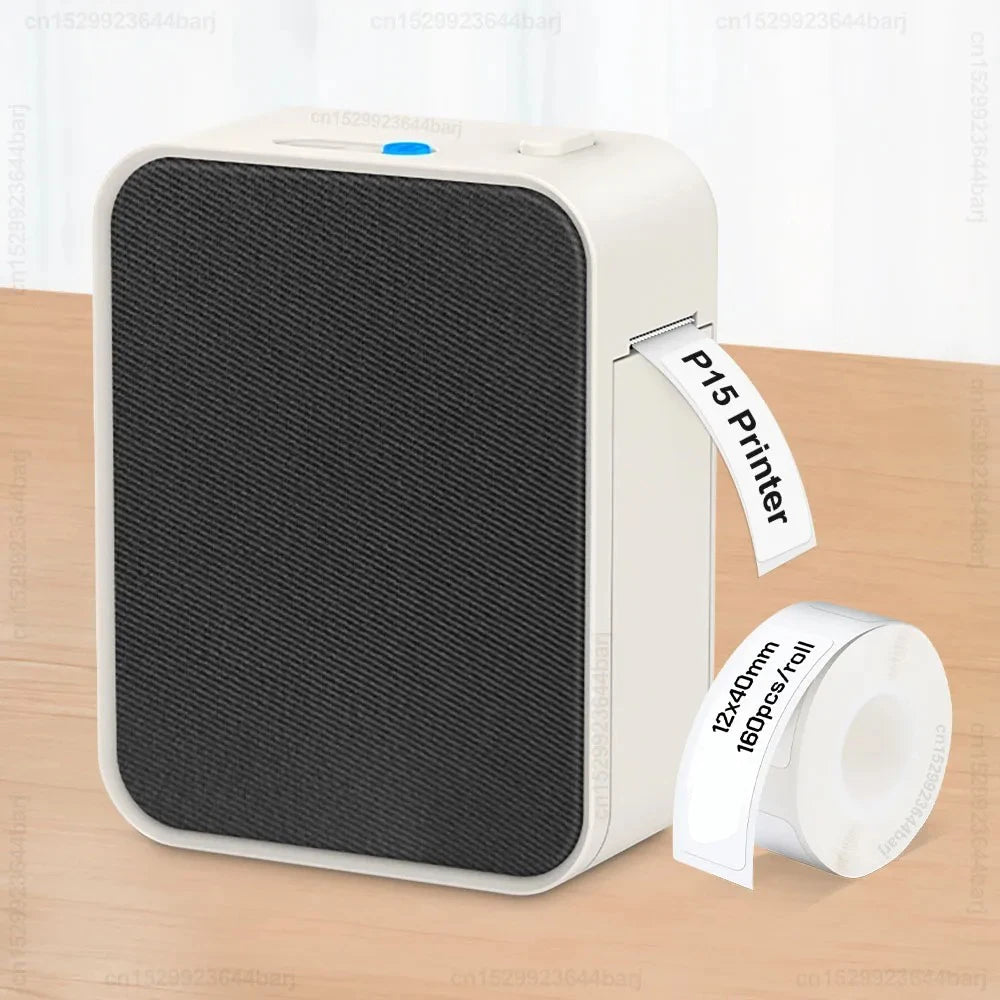 Marklife P15 Thermal Label Printer Similar as D11 D110 D101 Labeling Machine Wireless Bluetooth Label Maker With Label Sticker