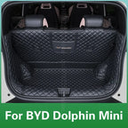For BYD Dolphin Mini 2025 Custom Car Trunk Mat BYD Seagull Leather Full Coverage Cargo Liner Waterproof Interior Accessories