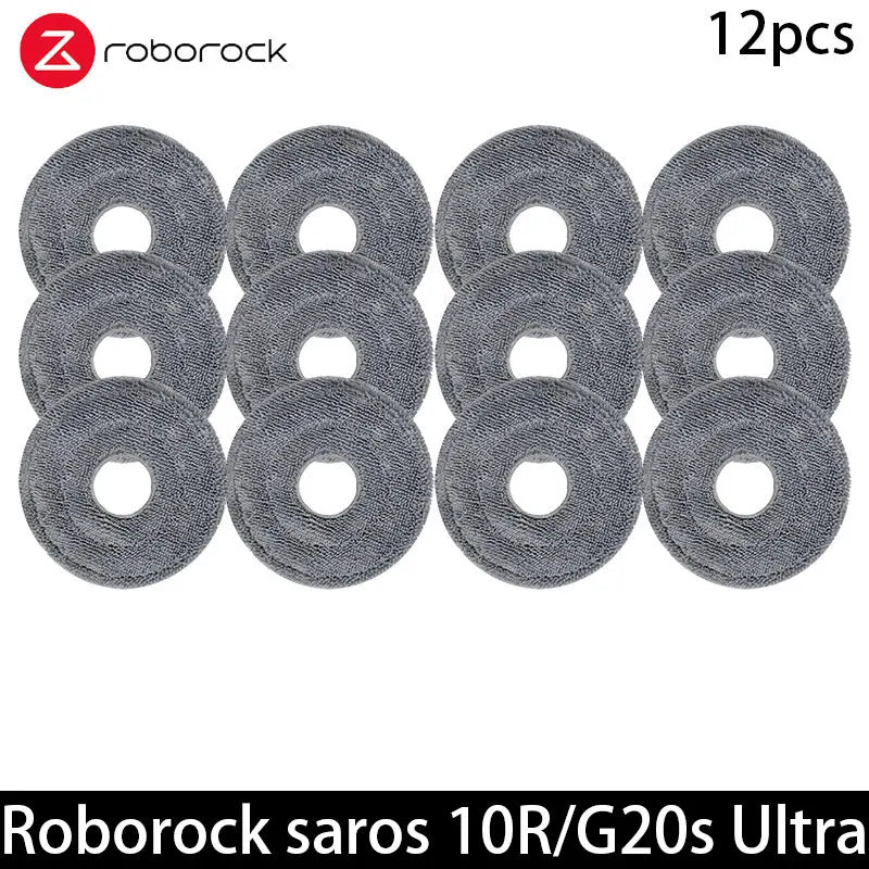 Roborock Saros 10R/G20S Ultra  Accessories Brush Hepa Filter Mop Cloth Dust Bag Spare Parts