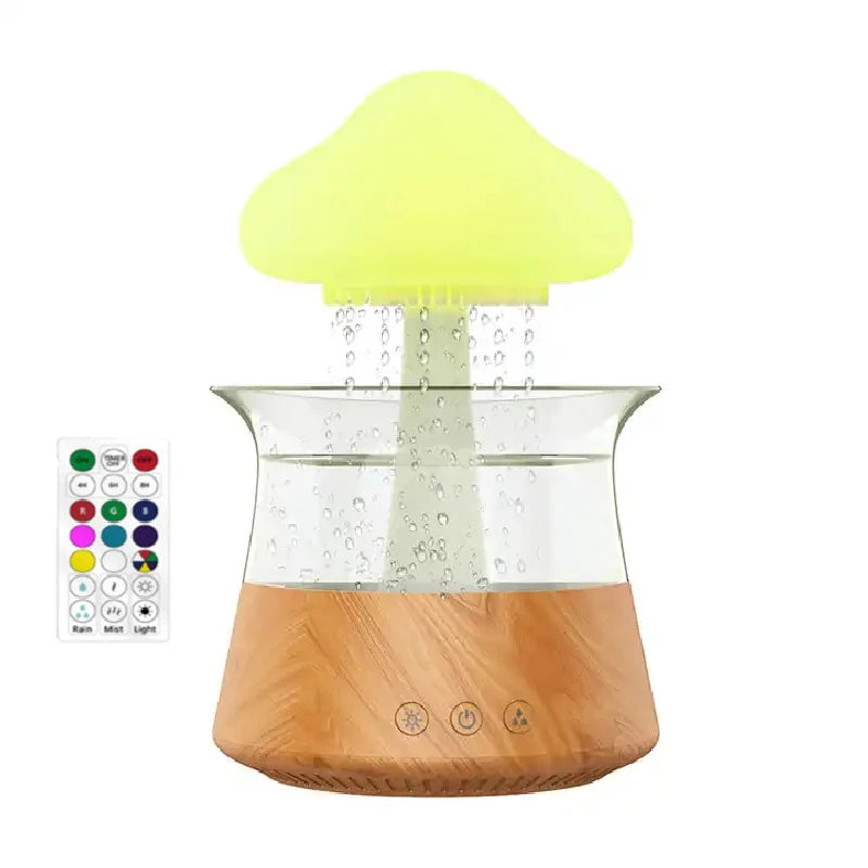 Rain Cloud Humidifier Aroma Diffuser With 7Colors Night Light Aromathe