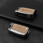 Vw Golf 5 6 Polo Passat B6 B7 Cc Skoda Jetta Universal Car Key Case Luxury Leather Key Cover Durable Secure Car Holder