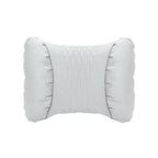Summer Car Headrest Lumbar Nappa Leather Support Pillow Set Soft Comfortable Breathable Car Neck Pillows Car Seat Accessories