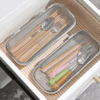 304 stainless steel utensil basket, kitchen dishwasher usable, drain basket, spoon, chopstick storage basket