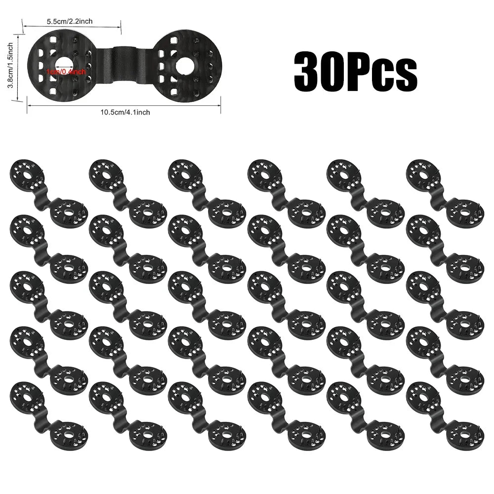 30-300pcs Shade Cloth Clips Heavy Duty Lock Grip Greenhouse Film Clip Hang Expand Instant Grommet Sunshade Net Fix Clips Tool