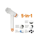 Electric Cleaning Brush Wireless Telescopic Handheld Household Kitchen Floor Bathroom Clean Scrubber