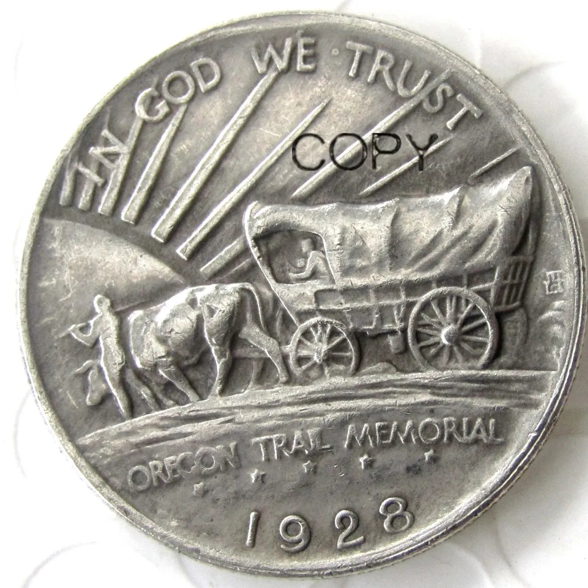 USA 1926-1939-PSD Oregon Commemorative Half Dollar Silver Plated Copy Coin