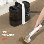Handheld Carpet Cleaner 600W 15KPa Portable Spot Cleaner for Car Sofa Pet Hair Spray Suction Upholstery Integrated Clean Machine