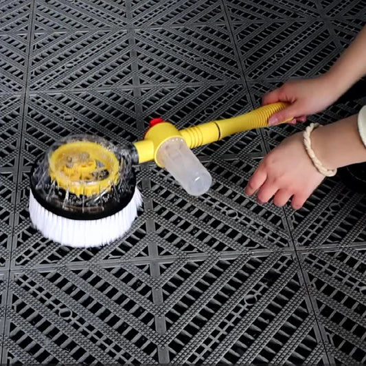 Car Cleaning Brush Long Handle Wash Foam Brush Adjustable Automatic Ro