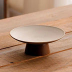 Kitchen Organizer Ceramic Storage Tray Durable Wooden Dessert Tray Reusable Simple Fruit Plate Commercial