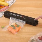 TINTON LIFE 220V/110V Vacuum Sealer Packaging Machine with Free 10pcs Vacuum Bags Household Black Food Vacuum Sealer