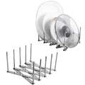 Collapsible Stainless Steel Dish Rack - Foldable Multi-functional Kitchen Organizer, Adjustable, Space-saving, Rack for Various