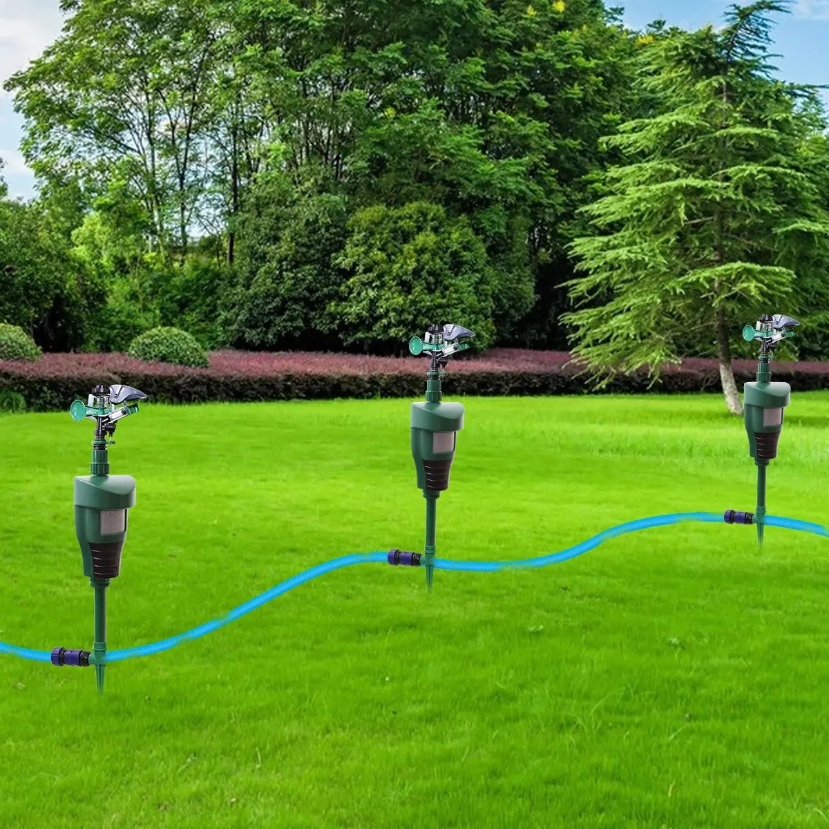 Motion Sprinkler Animal Deterrent Garden Pest Control Jet Spray Birds Repellent Driving Small Animals Repellent Used