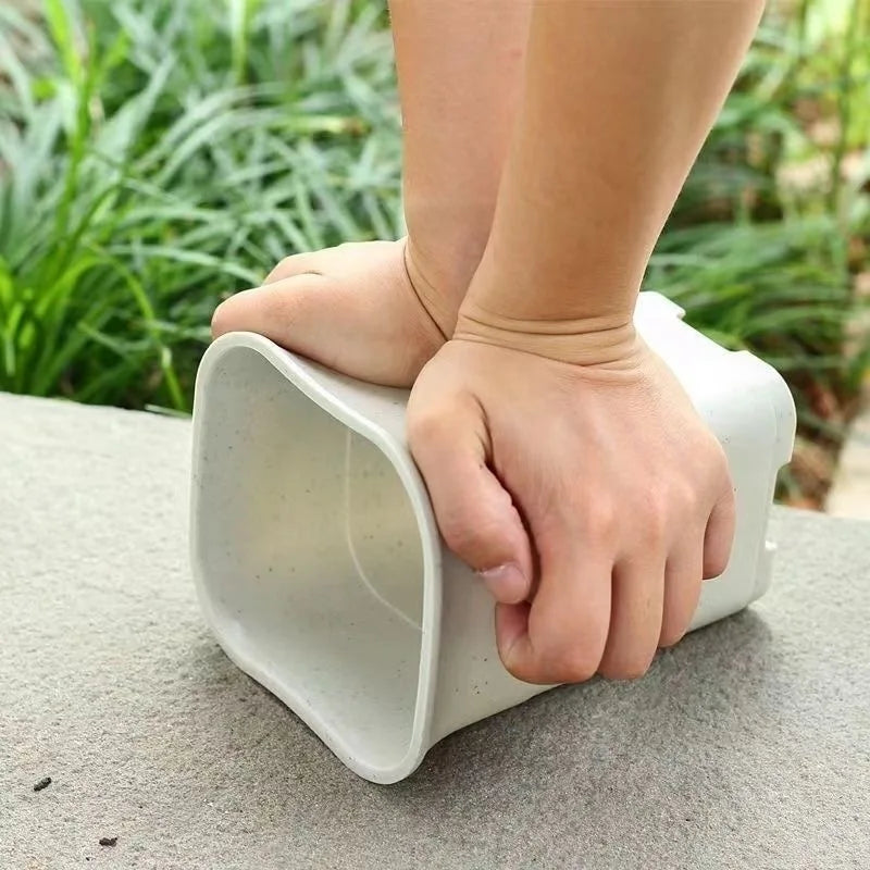 Black/White Thicken Square Succulent Flower Pots Cactus Plant Deep Type High Waist Vientiane Pot Nursery Flowerpot Garden Decor