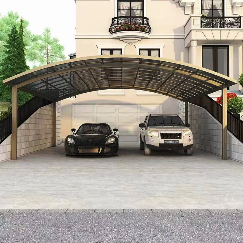 Outdoor Parking Garden VillaShelter Canopy Tent Car Carport Metal Garage  Exterior Sunshade For Aluminium Alloy Cars Shed