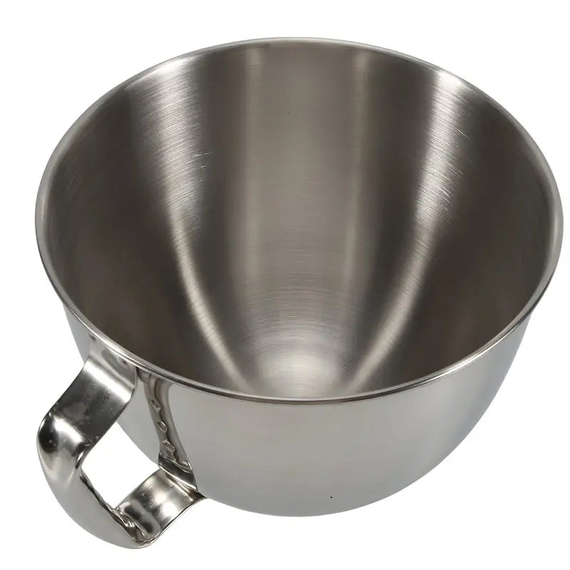 ABKJ-Stainless Steel Bowl For Kitchenaid Classic&Artisan Series 4.5-5 QT Tilt-Head Mixer, 5 Quart 304 Stainless Steel Bowl