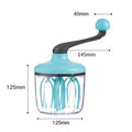Manual Egg Beater Portable Eggs Whisk Separator Hand Cranked Cream Mixer Multi-Function Baking Tools Kitchen Mixer Accessories