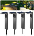 4/6/8/10/12Pcs Solar Garden Light IP64 Waterproof Outdoor LED solar lamps path lights warm white, backyards, gardens, lawn light