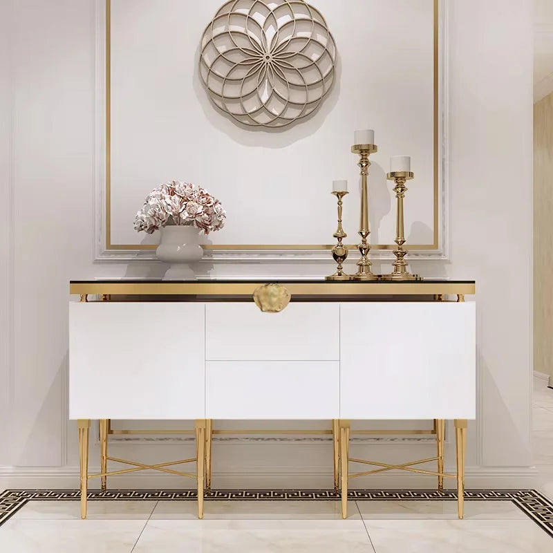 Dining Room Cabinet Sideboard Modern Simple Wooden Living Room Pantry Cabinet Storage Cabinet Side Table