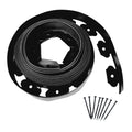 5/10M Fixed Garden Barrier Lawn Grass Plastic Edging Border With 30 Anchoring Spikes Easy Install Garden Edge Kit