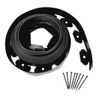 5/10M Fixed Garden Barrier Lawn Grass Plastic Edging Border With 30 Anchoring Spikes Easy Install Garden Edge Kit