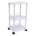 Beauty Salon Trolley Cart Pedestal Rolling Cart Salon Spa Stand Roller Trolley with Wheel Beauty Instrument Tray Rolling Cart
