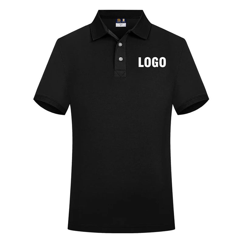 Customizable Restaurant Workwear Men's Polo Shirts Catering Women's Tops Logo Design Hotel Waiter Uniforms Unisex Work Clothes