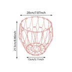 Creative Foldable Fruit Basket Home Snacks Storage Disc Versatile Scalable Metal Wire Basket Collapsible Dish Plate Bowl