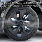 4PCS Hub Cap Car Performance Replacement  for Tesla Model Y Wheel Cap 19 Inch Automobile Hubcap Full Cover Accessories 2022 2023