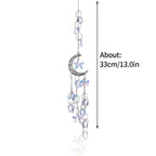 Brass Crystal Rainbow Crystal Hanging Pendants Suncatcher Moon Catcher Stained Glass Wind Chimes Home Garden Decor Kristalle
