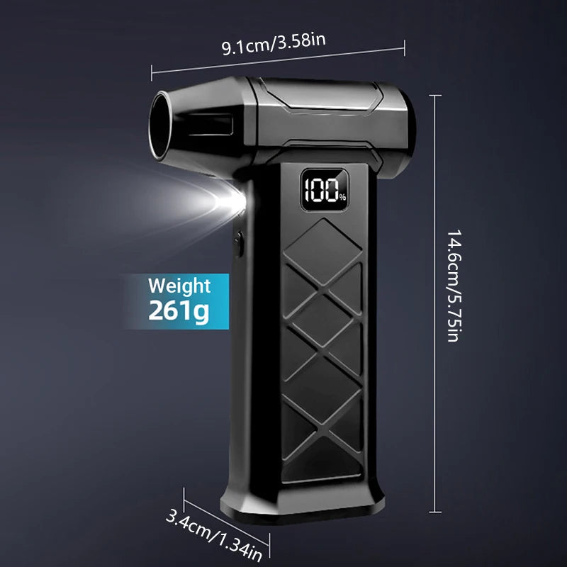 Xiaomi Turbo Jet Blower 800000RPM Brushless Motor Outdoor Powerful Air Blower Handheld Blower Rechargeable Thrust PC Tool
