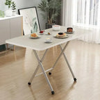 Furniture Simple Household Small Apartment Folding Table Eating Table Student Study Dormitory Portable Parallel Bars Ground Mark