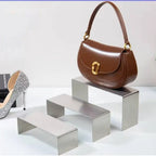 Purse Display Stand 3pc/set Stainless Steel Risers Display Stand,  Risers for Display Perfume Handbag Shoe Display Holder Stands