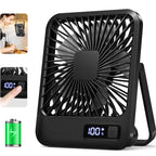 Desk Fan, Portable USB Rechargeable Fan, 180° Tilt Folding Personal Fa