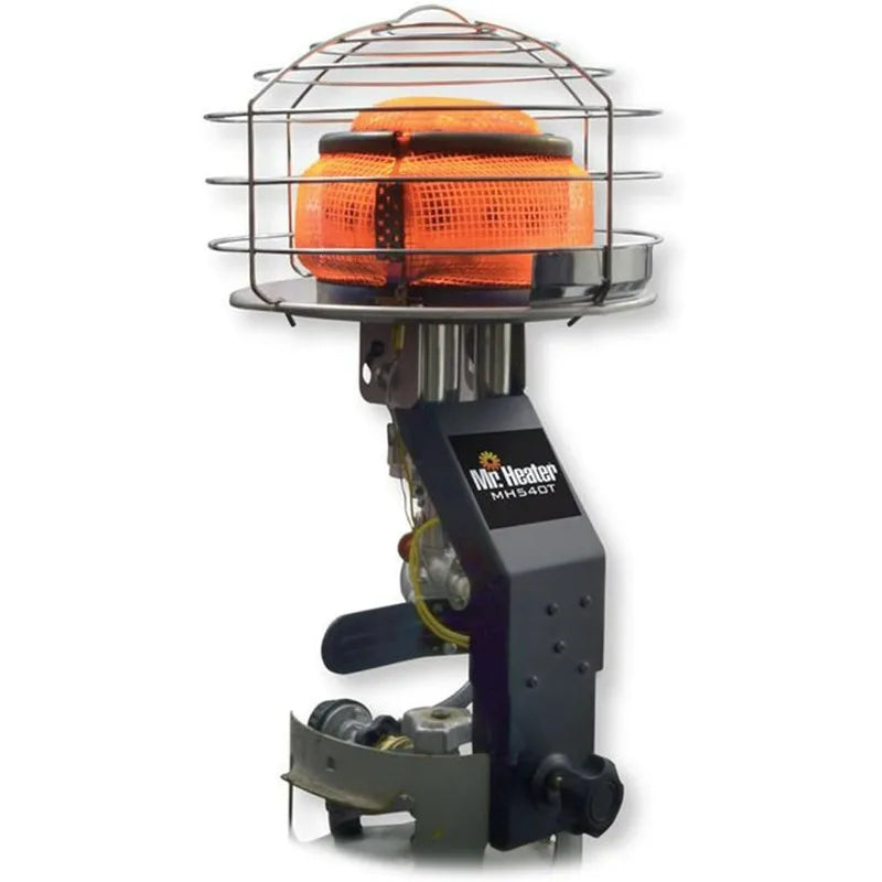 Mr. Heater Original 540-Degree 45,000 BTU Tank Top Radiant Propane Heater,chrome,Silver