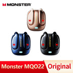 Monster MQO22 TWS Bluetooth Earphones Clip Design Touch HD Call With Mic Headphones Sports Gaming Headset
