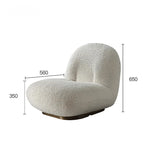 High Quality Lazy Sofa Lamb Fleece Fabric Soft and Delicate Breathable and Not Stuffy  Cloud Lazy Sofa for Multiple Scenarios