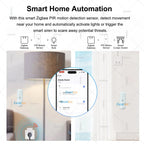 Zigbee 3.0 PIR Motion Sensor Smart Home Human Body Infrared Detector Light Lux /Temperature /Humidity Sensor For Home Assistant