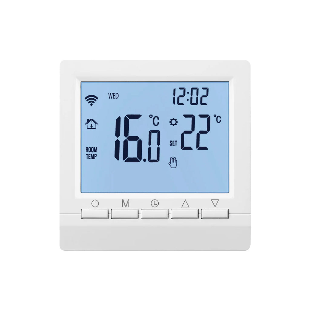 Digital Thermostat For Gas Boiler Room  Battery Programmable Heating Temperature Controller Boiler Thermostat Hand Wall Mount