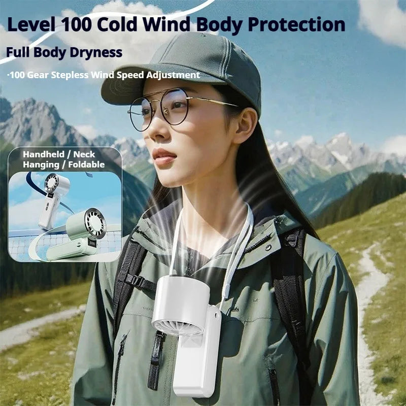 36000MA Ice Pack Fan Foldable Semiconductor Refrigeration High Speed T