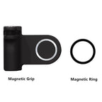 Magnetic CapGrip Magsafe Phone Grip Camera Phone Holder Handheld Selfie Booster w Bluetooth Remote 1/4 Screw for iPhone Android