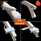 Flexible Ceiling & Wall Mounted Curtain Track Rail Bendable Plastic Steel Design for Bay Windows/Balcony 1-10M White Noise-Free