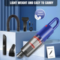 Wireless Portable Car & Home Vacuum Cleaner, 6200Pa Strong Suction, 50W High Power, Dual Lithium Batteries for Long-lasting Batt