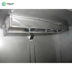 Hotel Kitchen 2 Glass Door Stainless Steel Display Deep Commercial  Refrigerator
