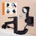 Handheld Faucet Kitchen Faucet Adapter Set With Adjustable Diversion Valve Faucet Portable Household Bathroom Shower Nozzle