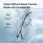 500ML Ultrasonic Household Cleaning Machine High-Frequency Multifunctional Glasses Jewelry Deep Clean Home Essential